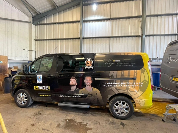A2B Taxi wrap