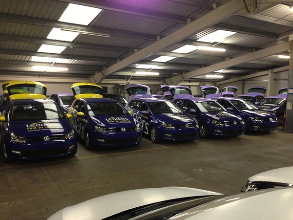 VW Polo Fleet livery wrapping